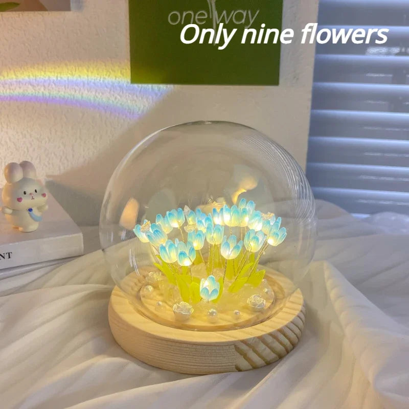 Tulip LED Night Light Flower Desk Lamp
