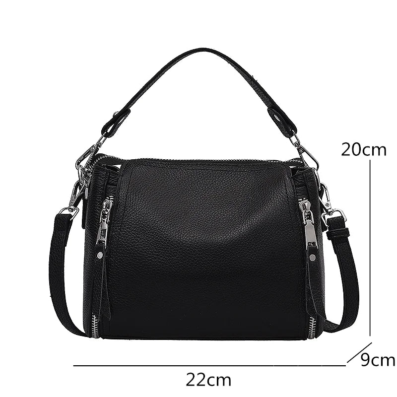 Cowhide Leather Women Tote Bag