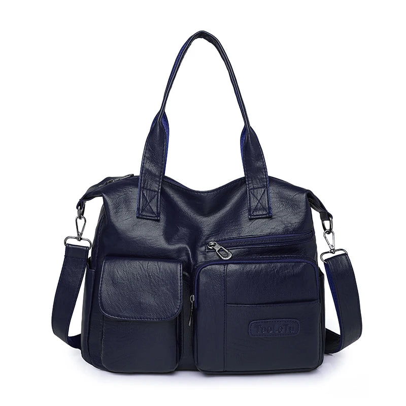 Retro Leather Crossbody Bag