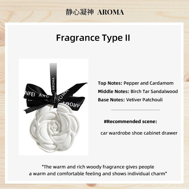 Gypsum Flower Car Freshener