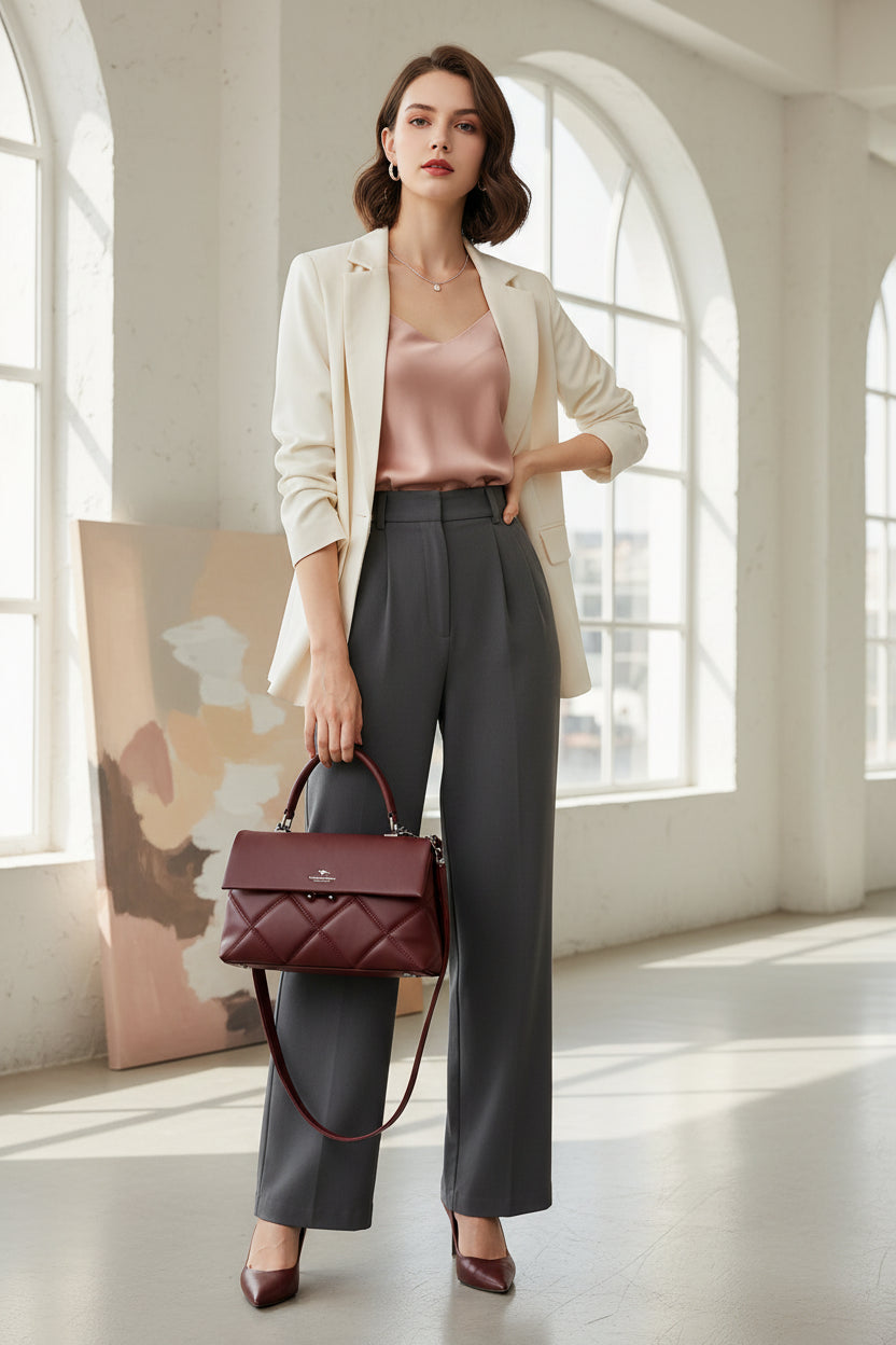 Soft Leather Crossbody Bag