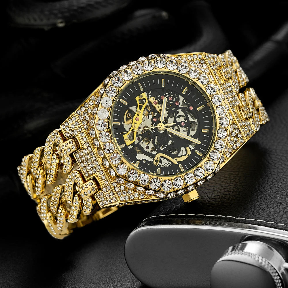 Iced Diamond Mechanical Watch