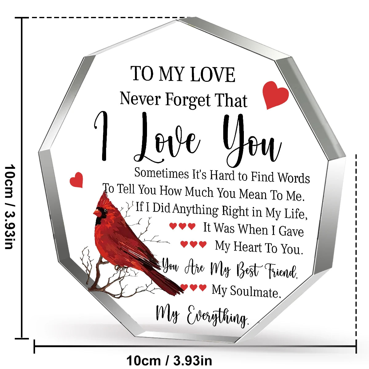 Romantic Acrylic Love Gift Couple Valentine