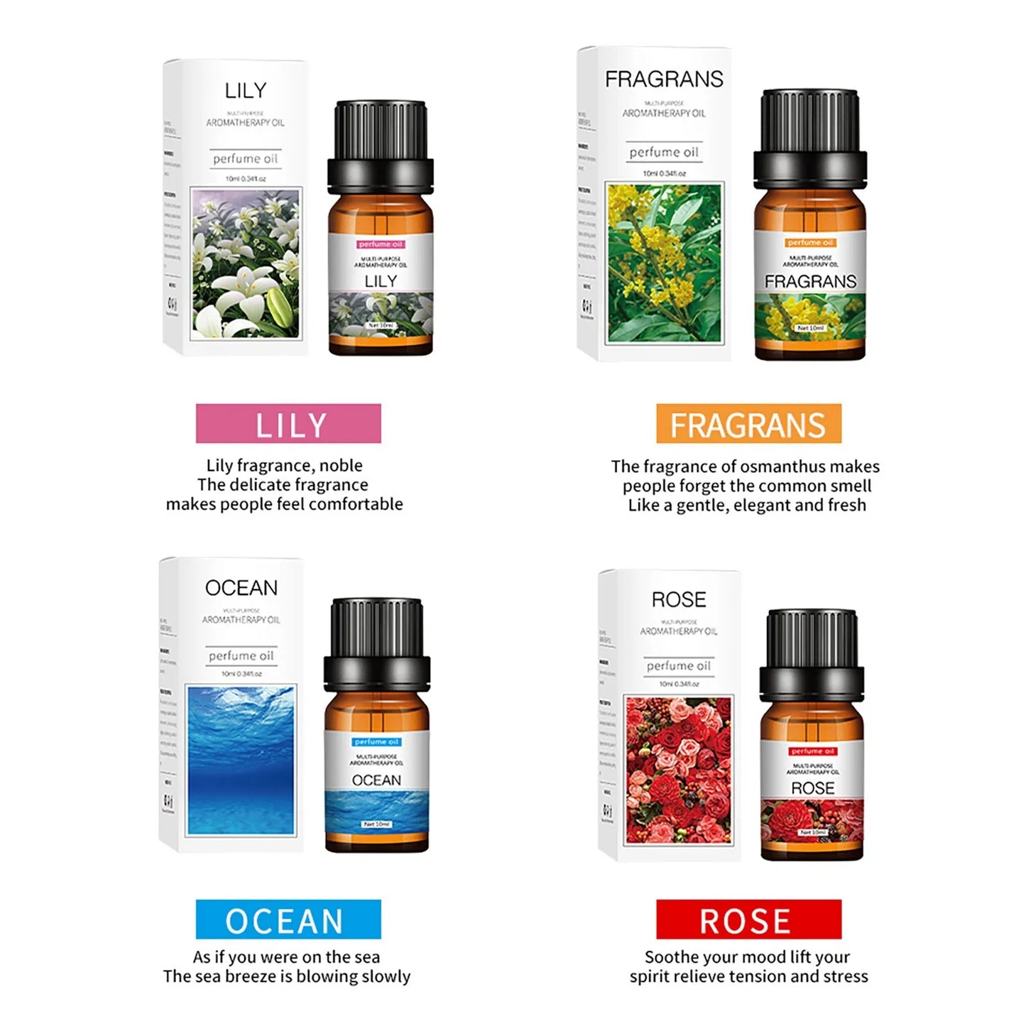 Flower Fruit Essential Oil Aroma Diffuser