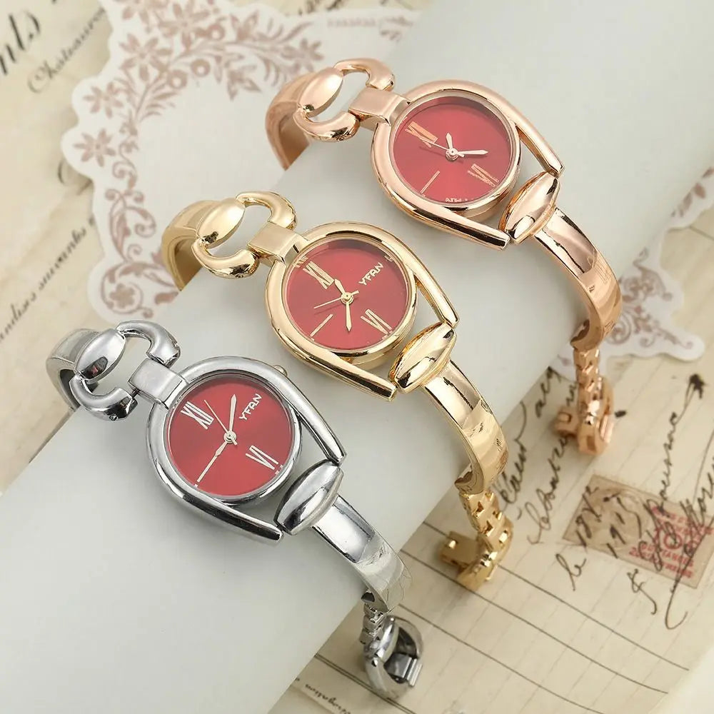 Women's Button Bracelet Quartz Watch