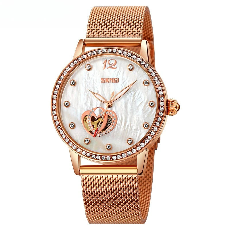 Crystal Mechanical Women Watch