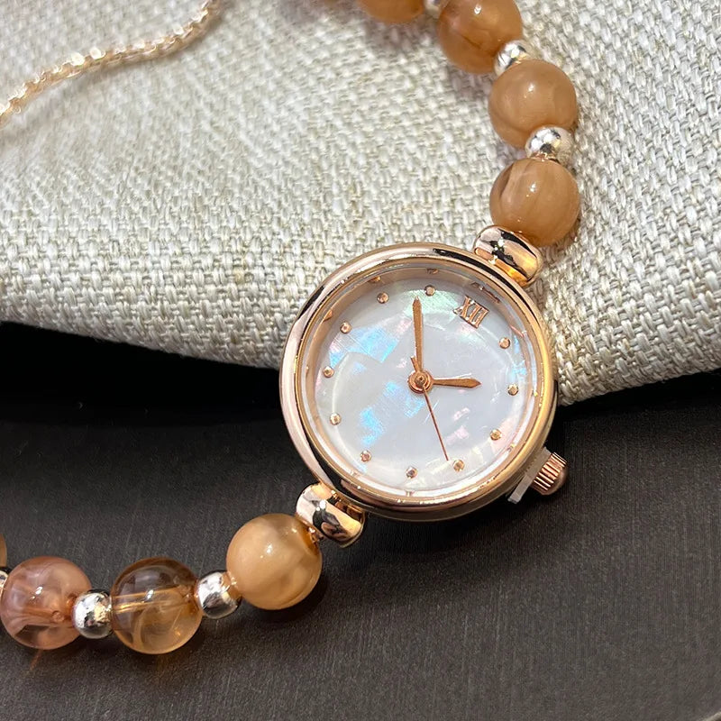 Beaded Bracelet Ladies Watch