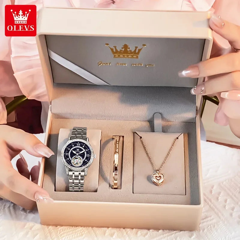 Hollow Mechanical Watch Women