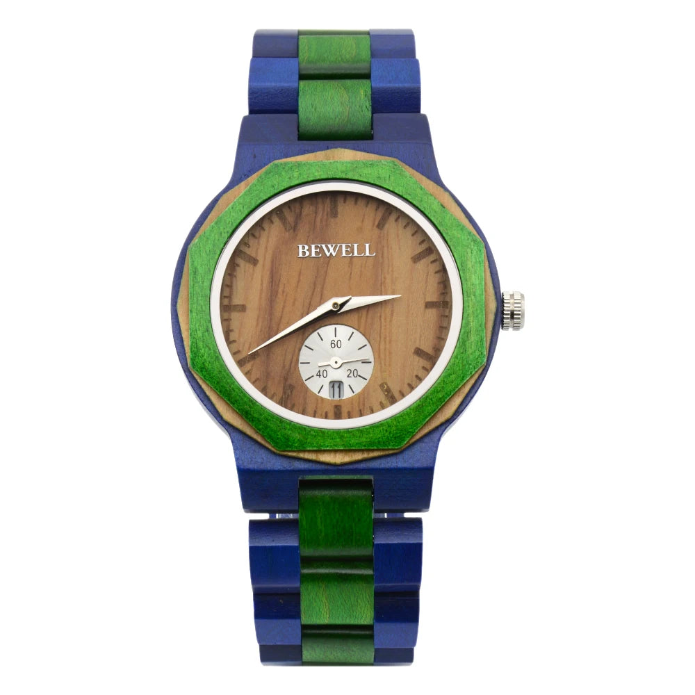 Men's Lightweight Wooden Quartz Watch