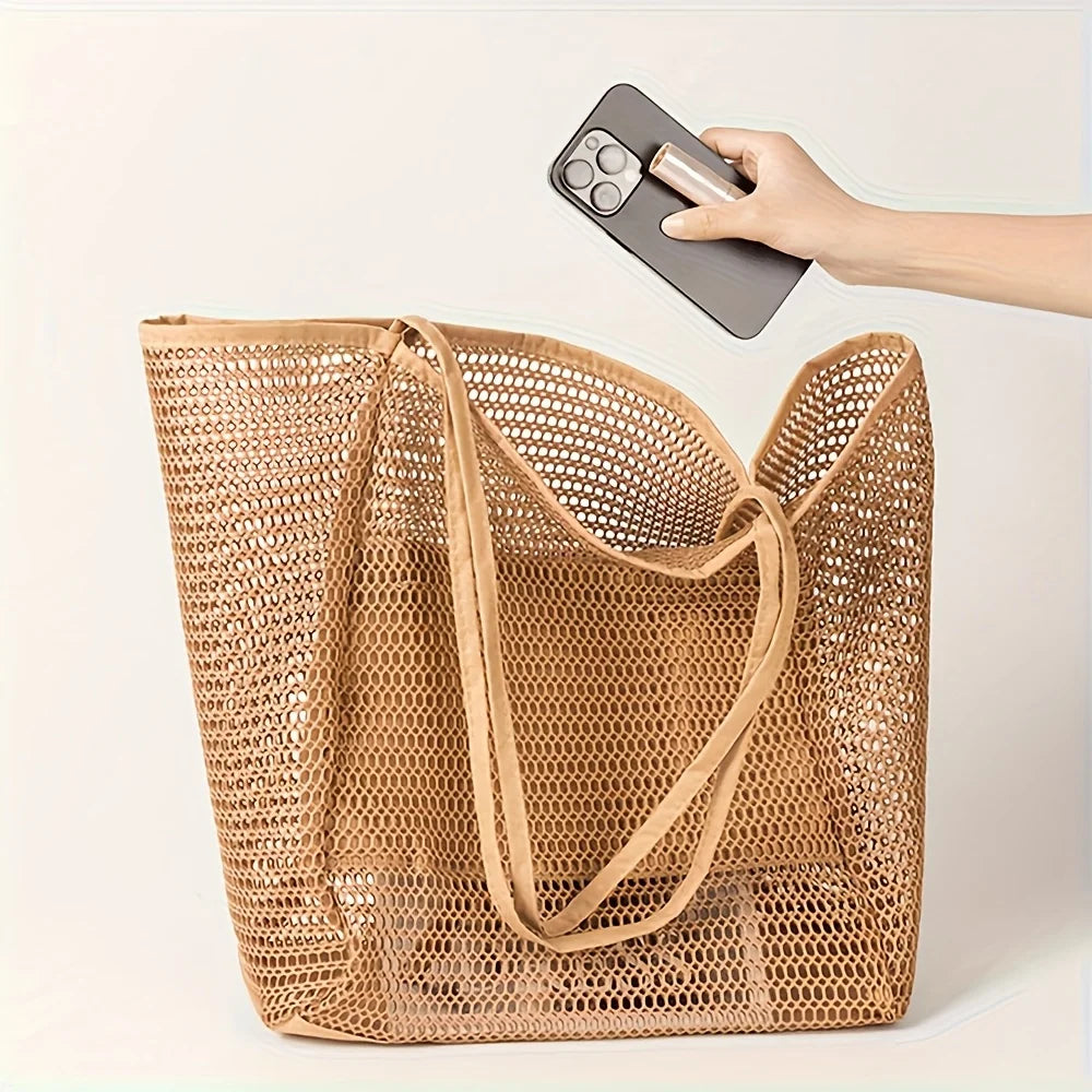 Women's Large Capacity Beach Tote Bag