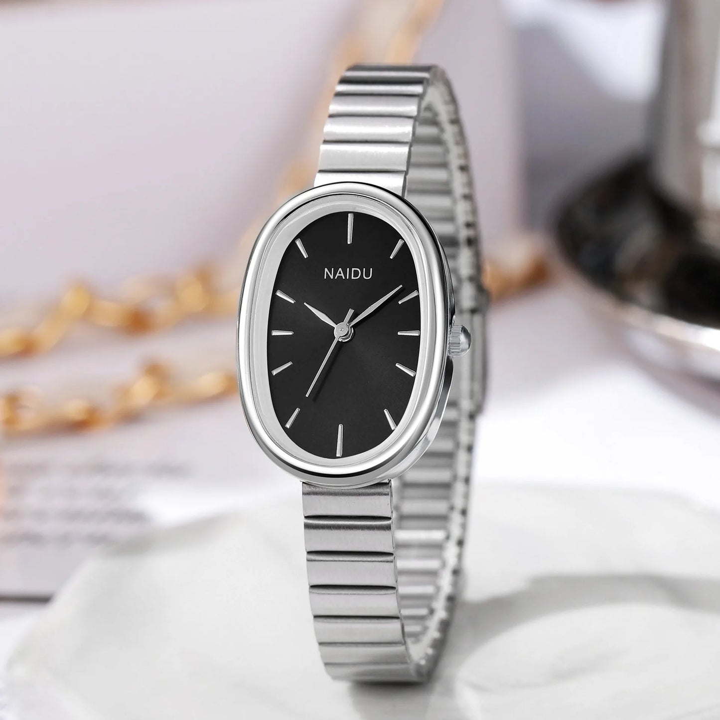 Gold Bracelet Vintage Ladies Watch