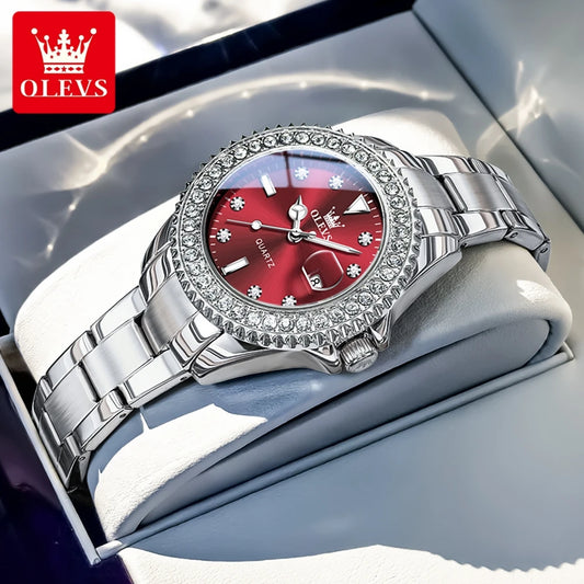 OLEVS Diamond Date Ladies Watch