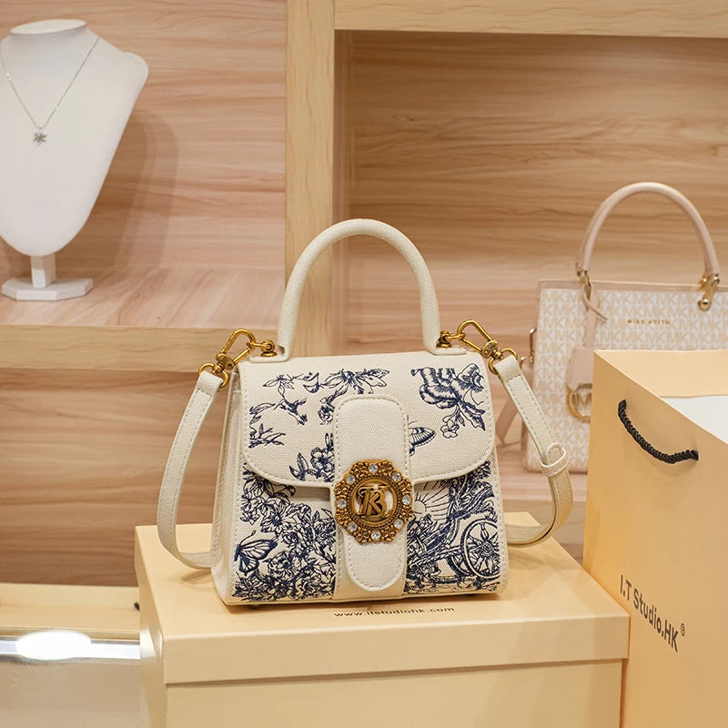 Women's Small Square Crossbody Shoulder Bag