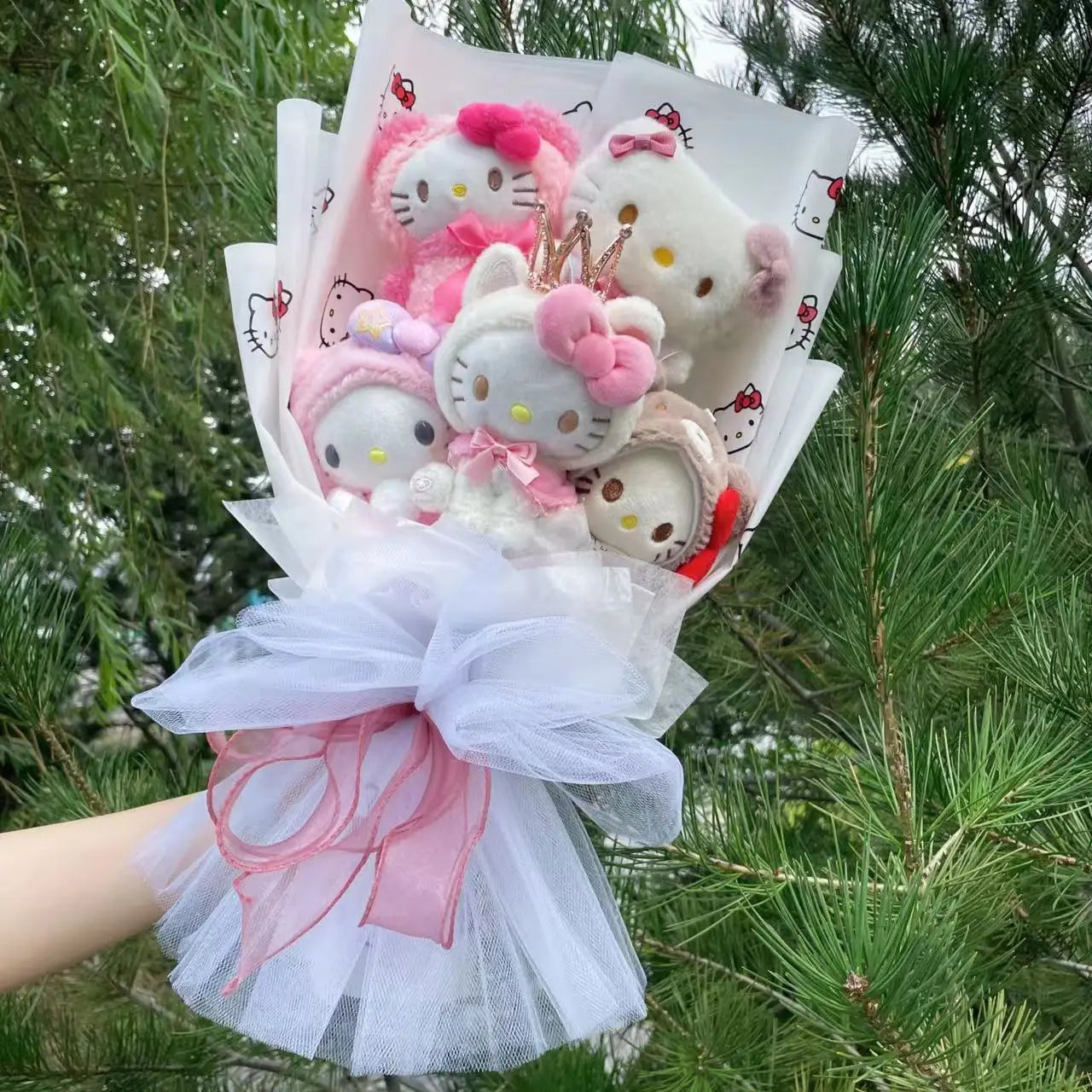 Plush Cartoon Bouquet Gift
