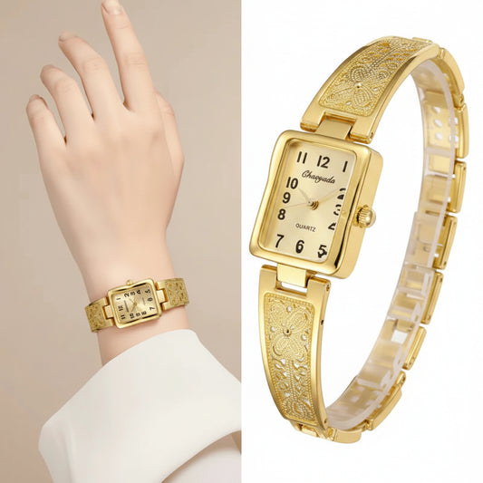 Women's Retro Rectangle Bracelet Watch