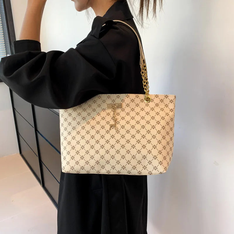 Soft Leather Tote Shoulder