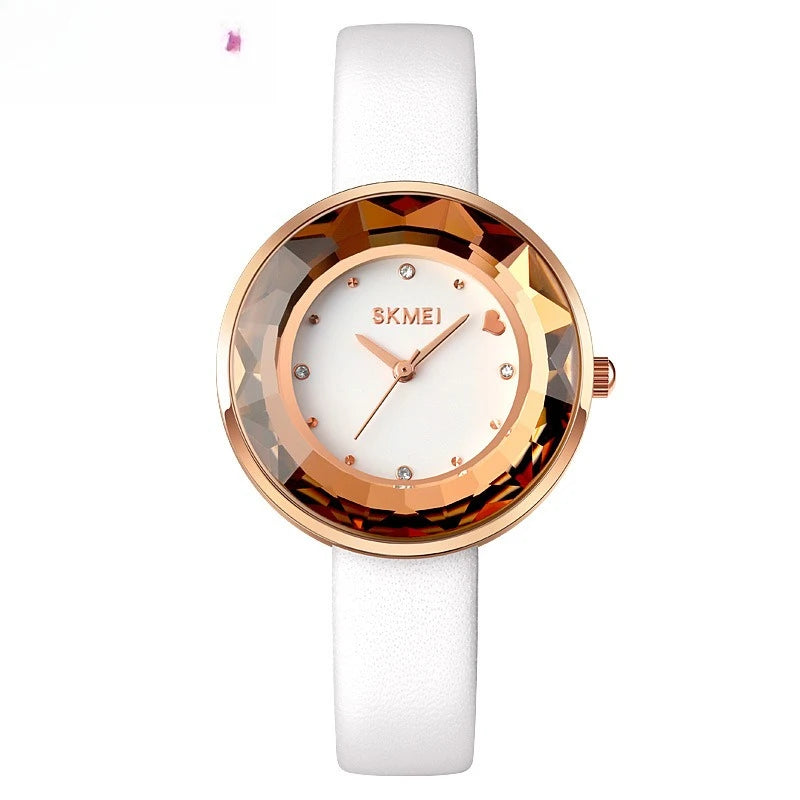 Women's 3D Floral Dial Quartz Watch with Gift Box