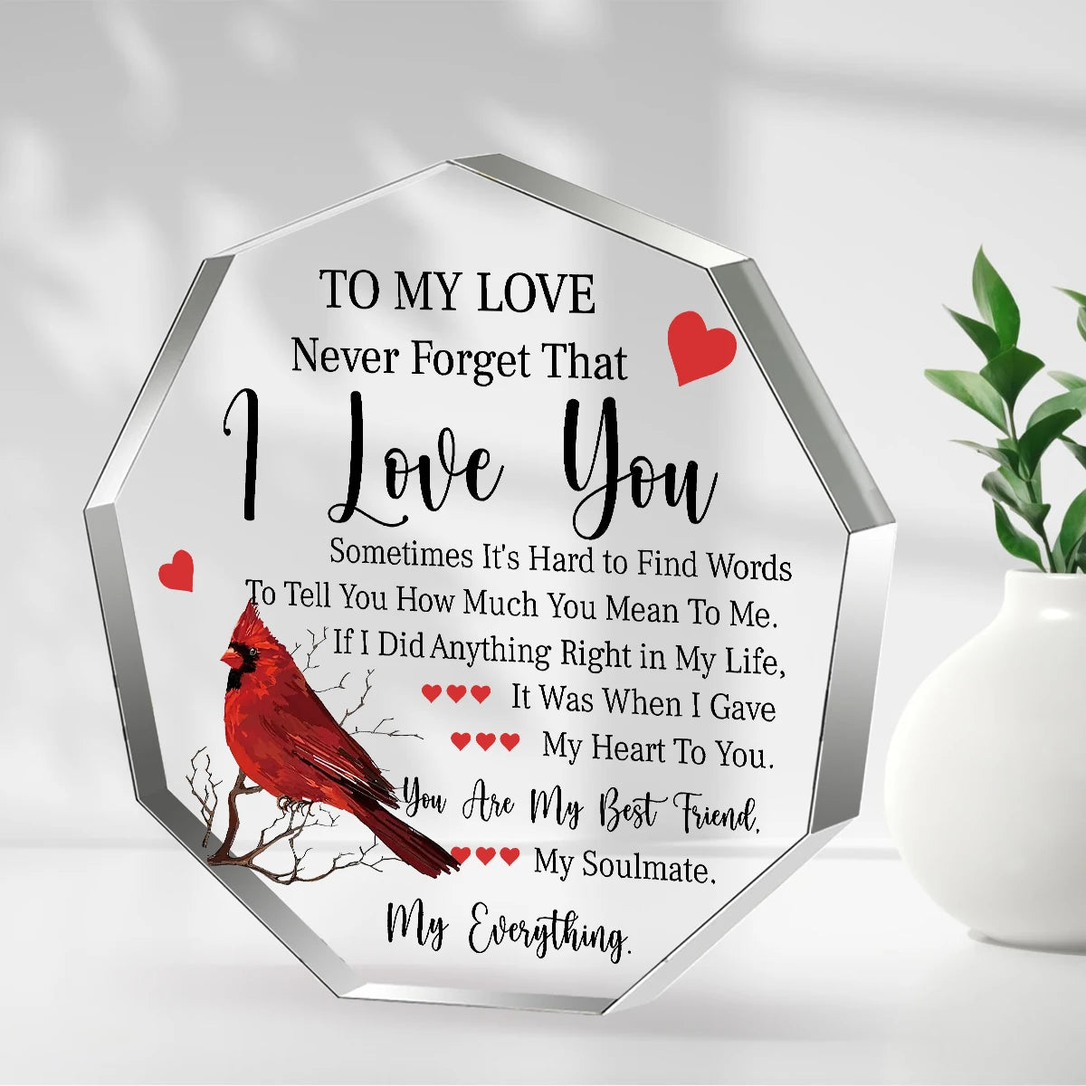 Romantic Acrylic Love Gift Couple Valentine