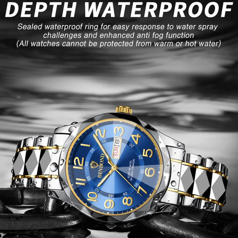 BINBOND Luminous Men's Quartz Watch
