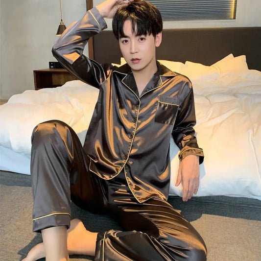 Silk Satin Men Pajama Set