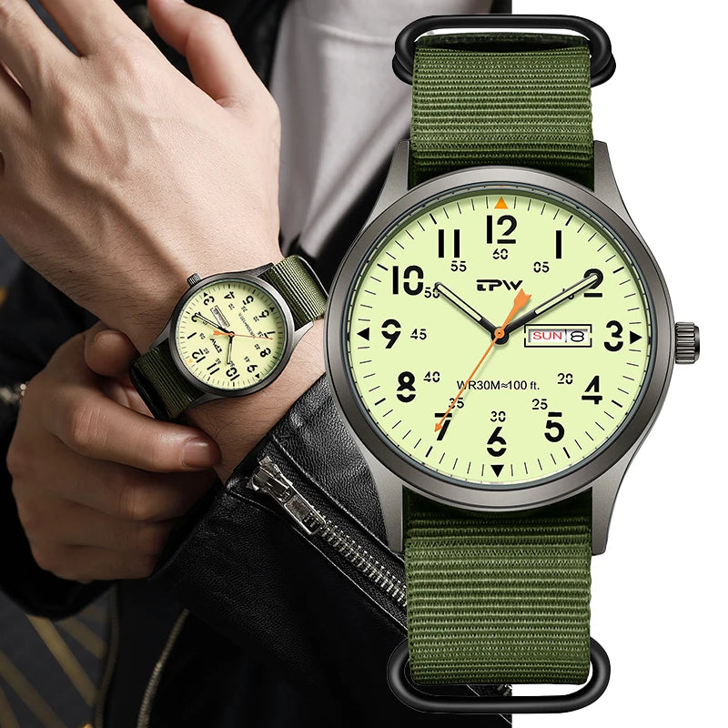 TPW Field Fabric Strap Watch
