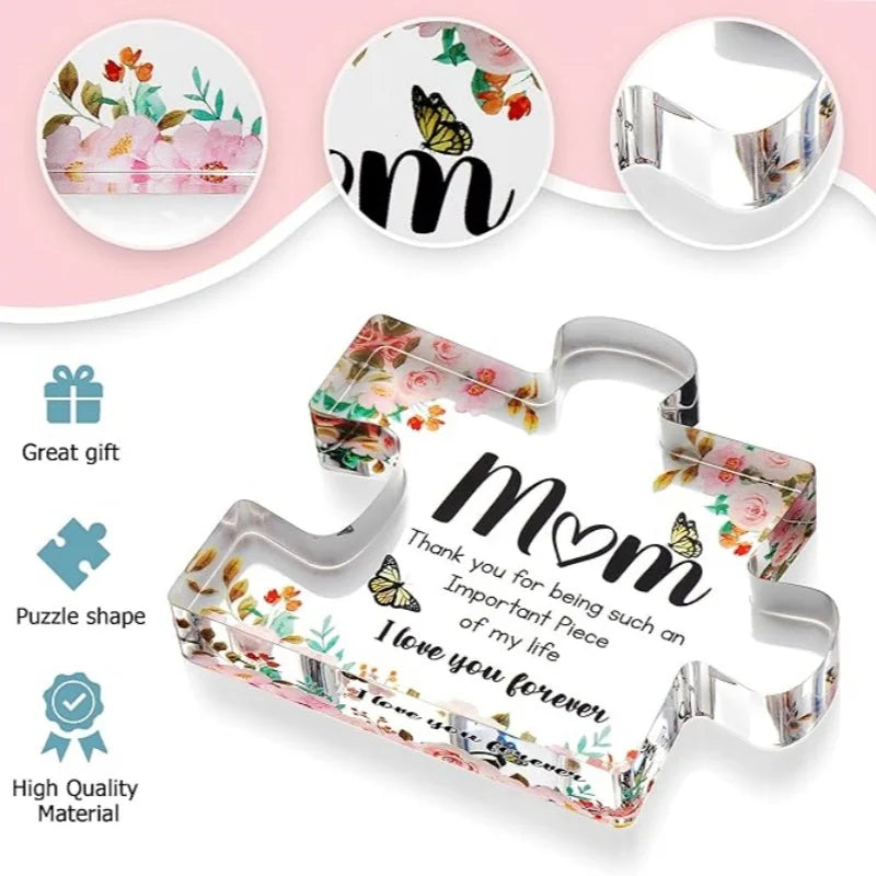 Mom Acrylic Puzzle Block Gift Mother's Day