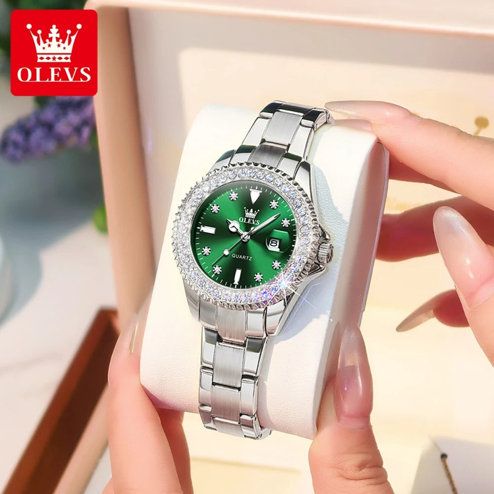 OLEVS Diamond Date Ladies Watch