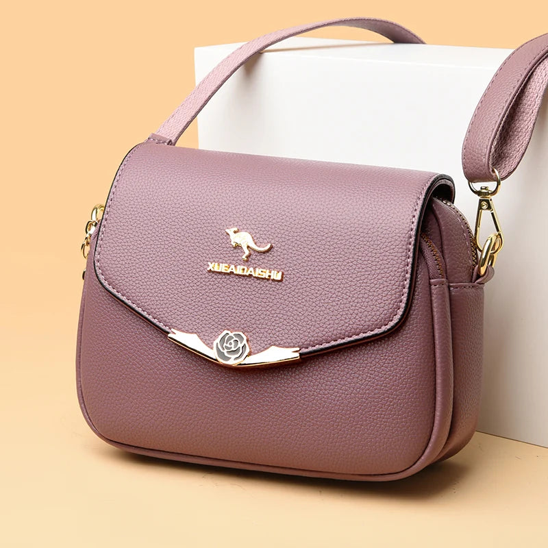 Soft Leather Small Messenger Bag