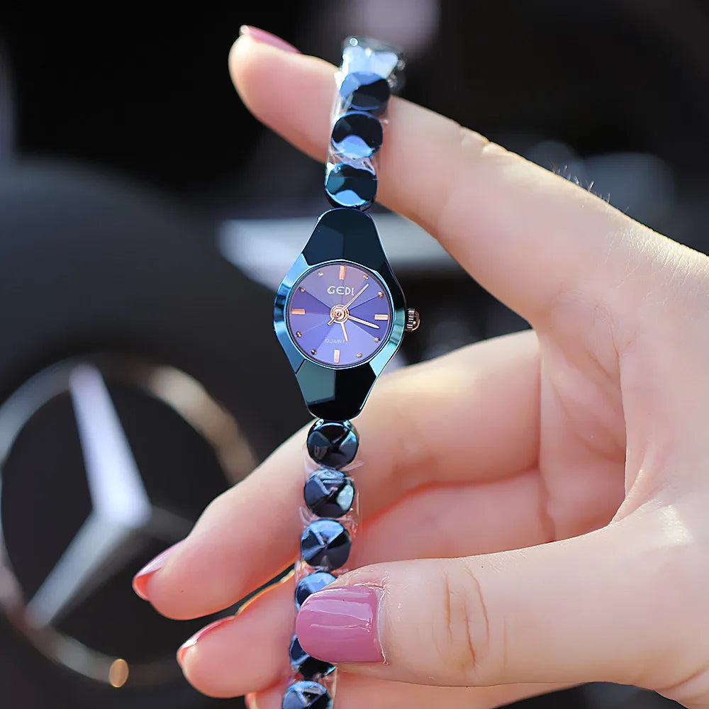 Ceramic Quartz Ladies Dress Watch
