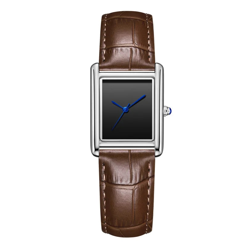 Couple Leather Quartz Watch Set