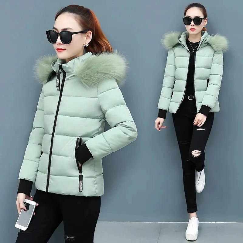 Korean Padded Women Parka
