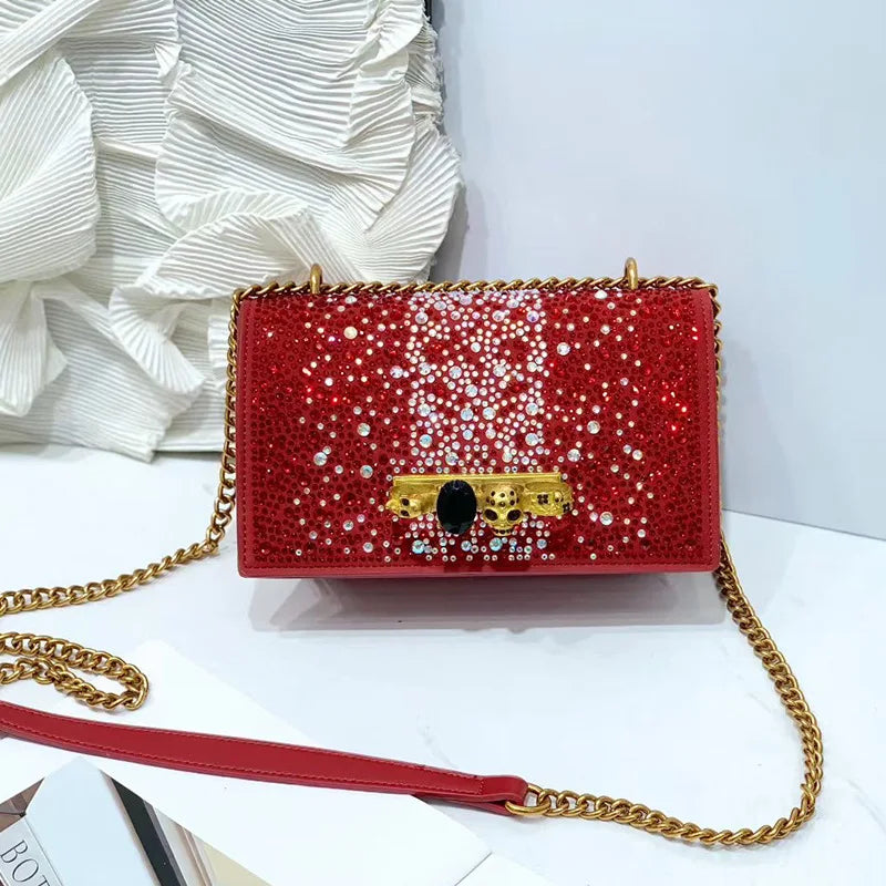 Women's Rhinestone Evening Clutch Bag