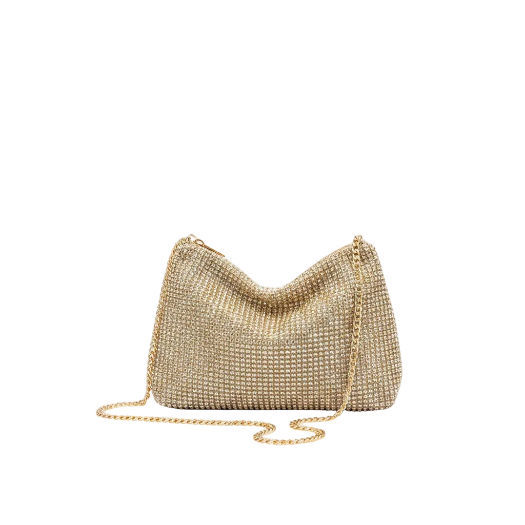 Glitter Rhinestone Clutch Bag
