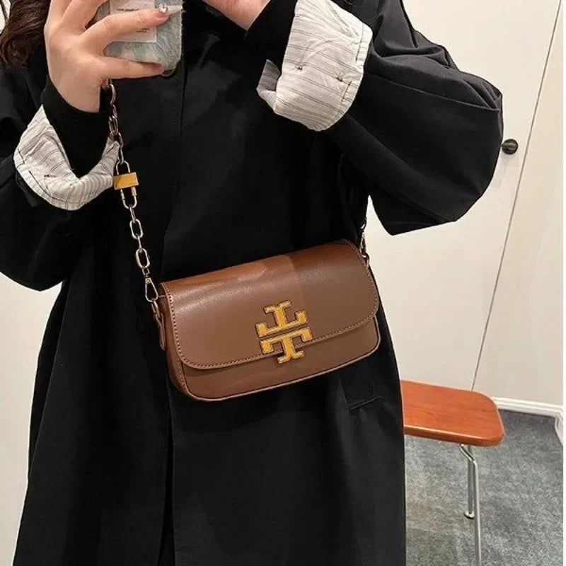 Leather Tote Crossbody Elegant