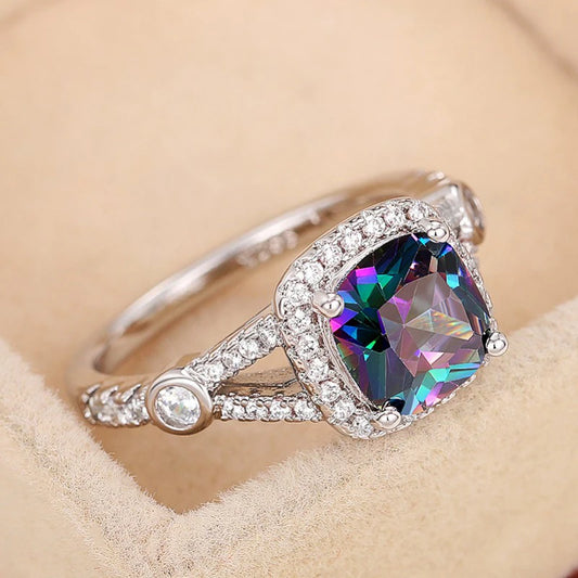 Multicolor Stone Women Ring