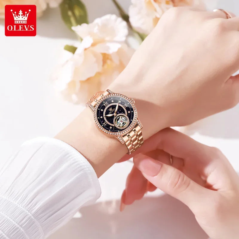 Hollow Mechanical Watch Women