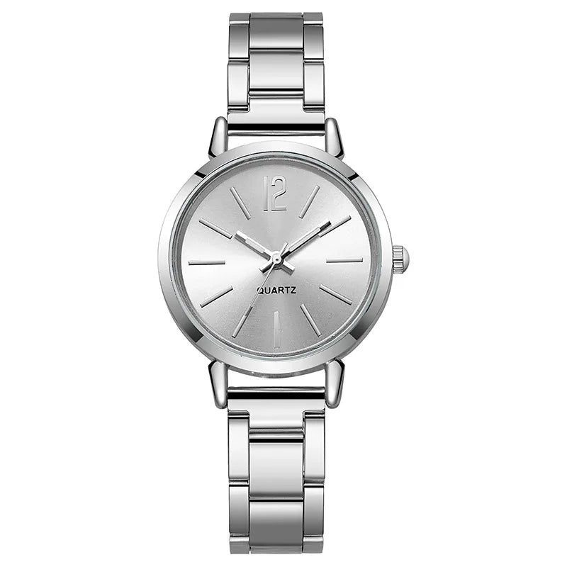 Gold Quartz Women Watch