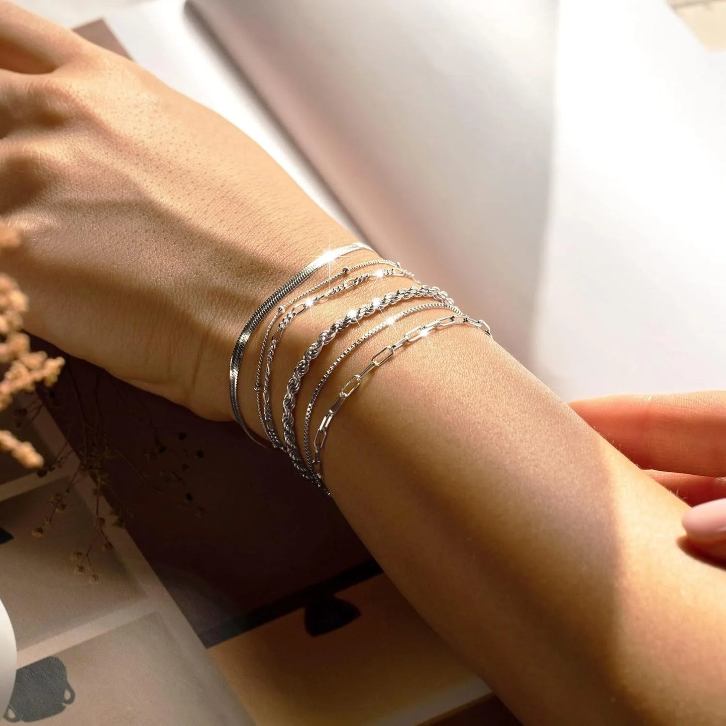 Sterling Silver Bracelet Gift Set