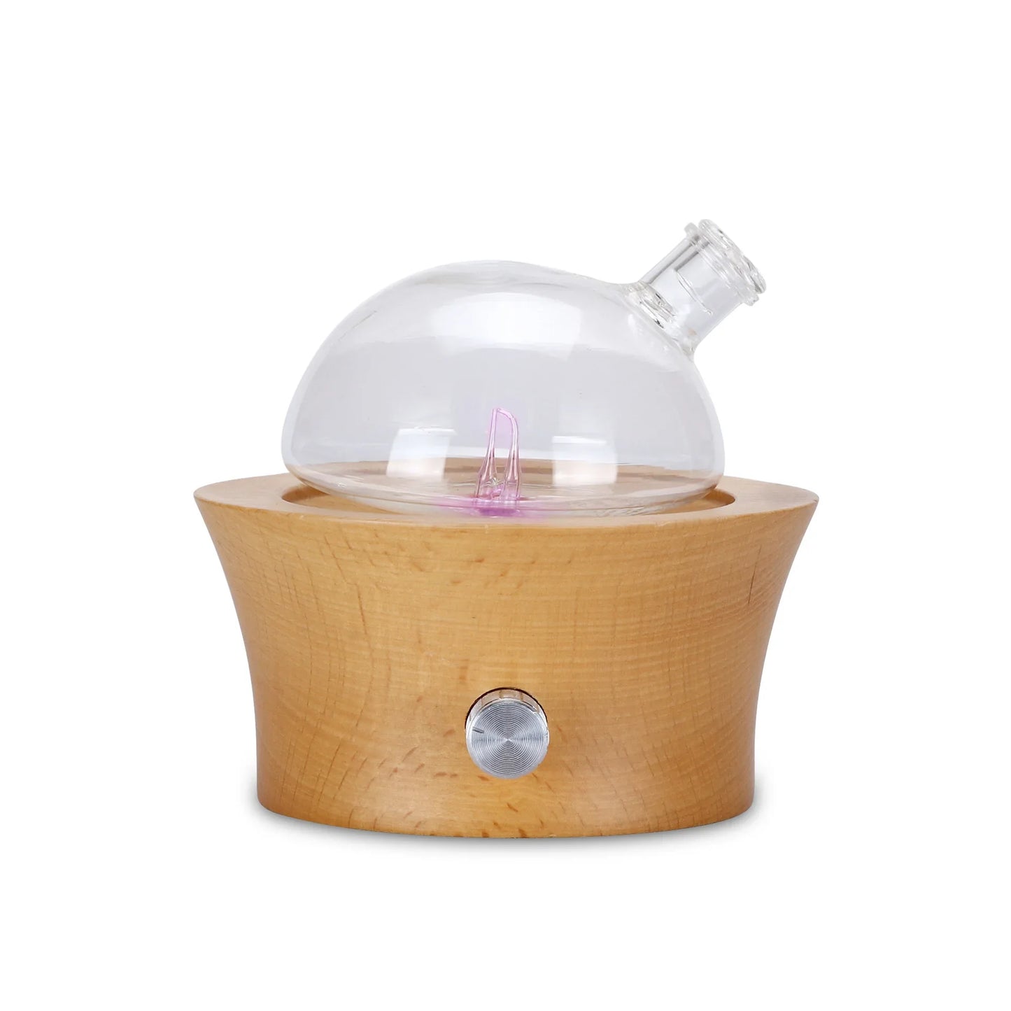 Waterless Nebulizer Wood Glass Oil Diffuser