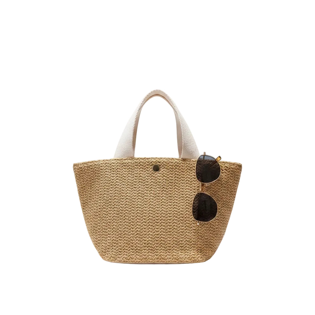 Straw Woven Beach Tote