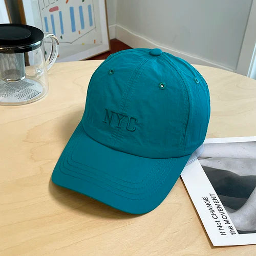 Embroidered Quick-Dry Women Cap