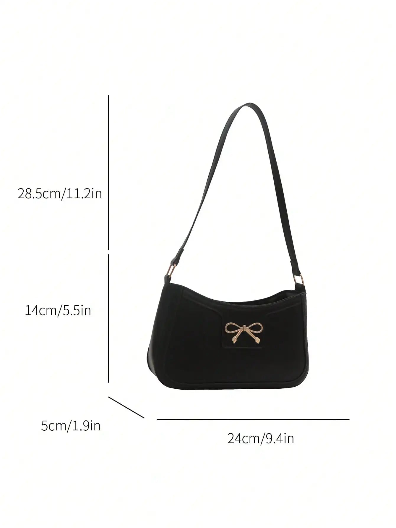 Women's Bow Shoulder Bag PU Leather