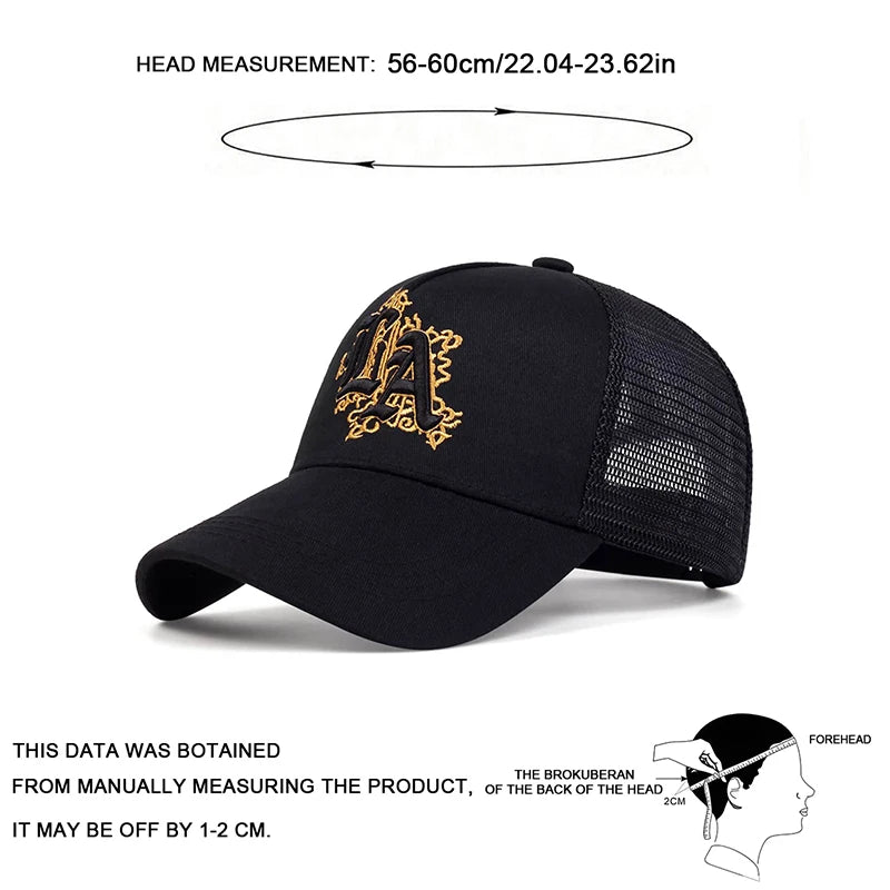 Unisex Letter Embroidery Baseball Cap Casual