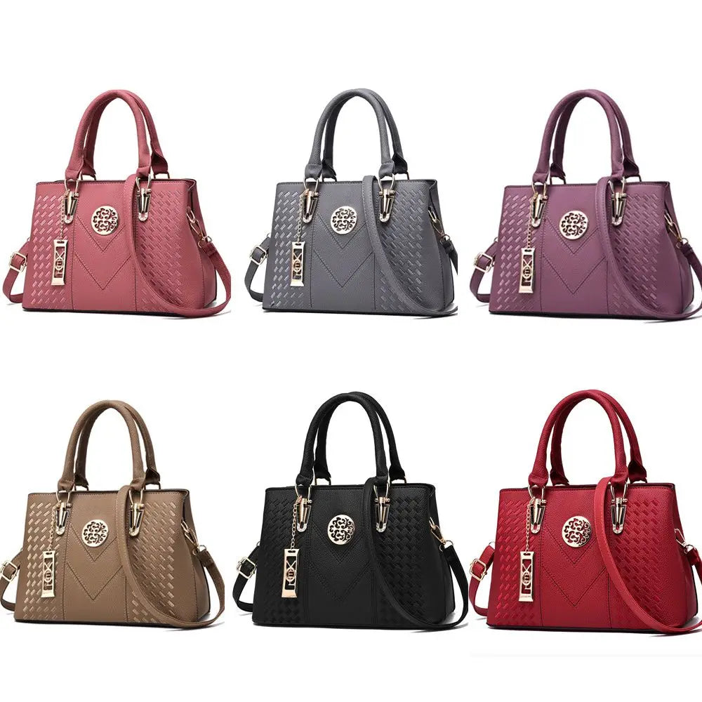 Embroidered Large Capacity Handbag