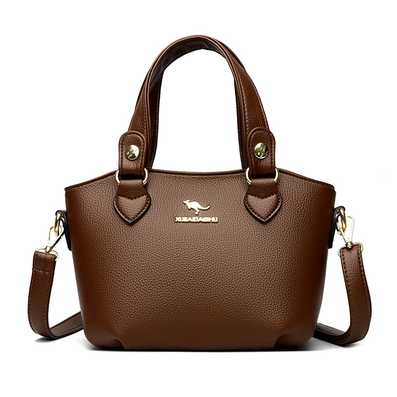 Leather Tote Crossbody Luxury
