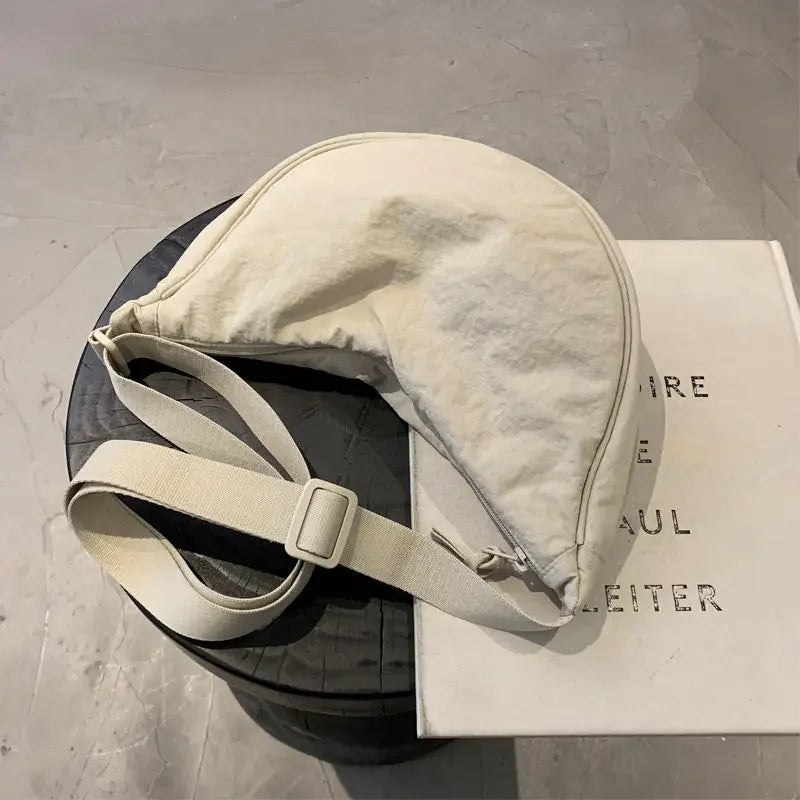 Nylon Hobo Shoulder Bag
