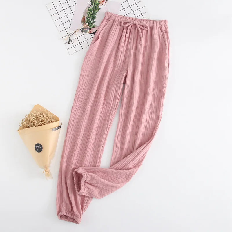 Japanese Cotton Gauze Pajama Pants