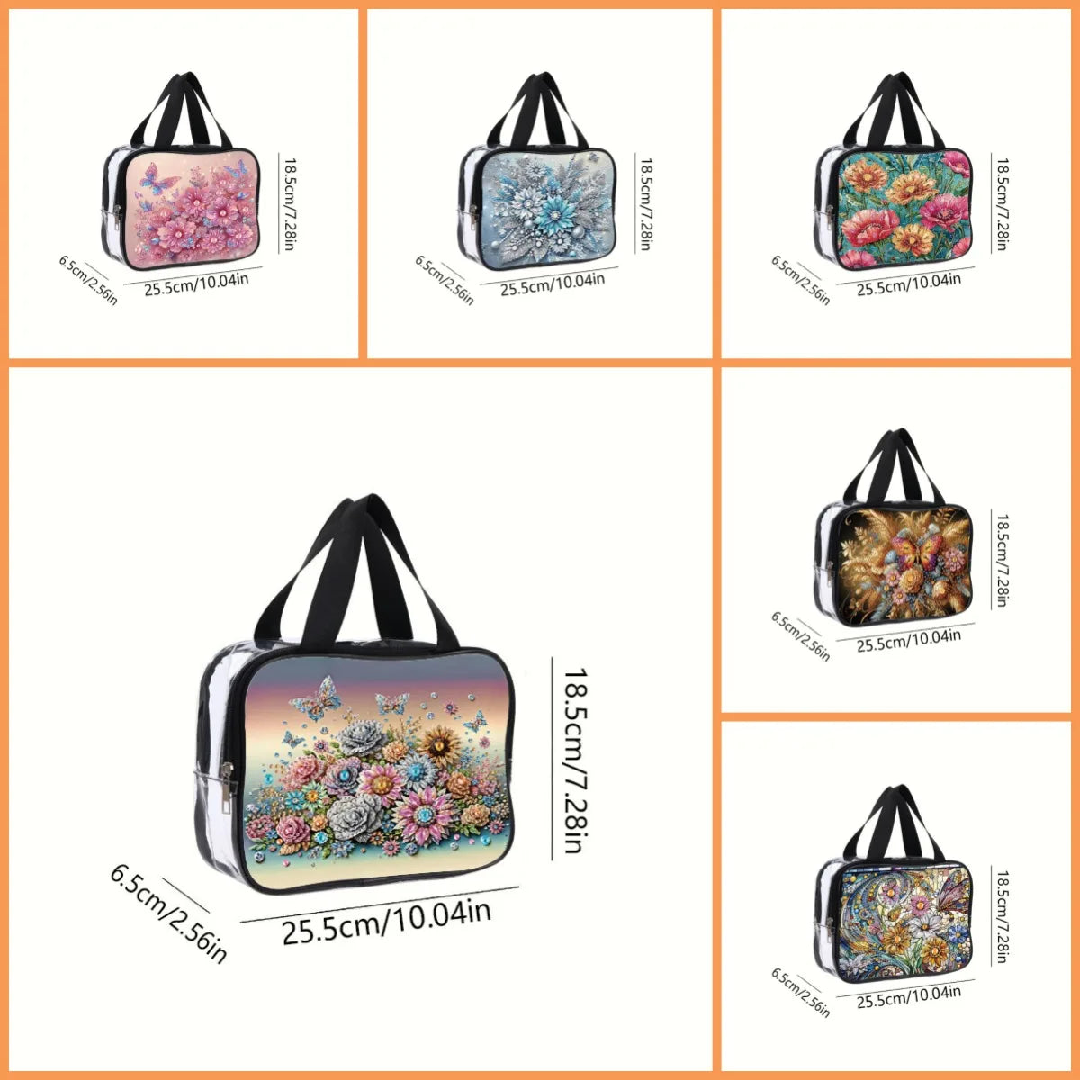 DIY Diamond Painting PVC Cosmetic Bag Gift