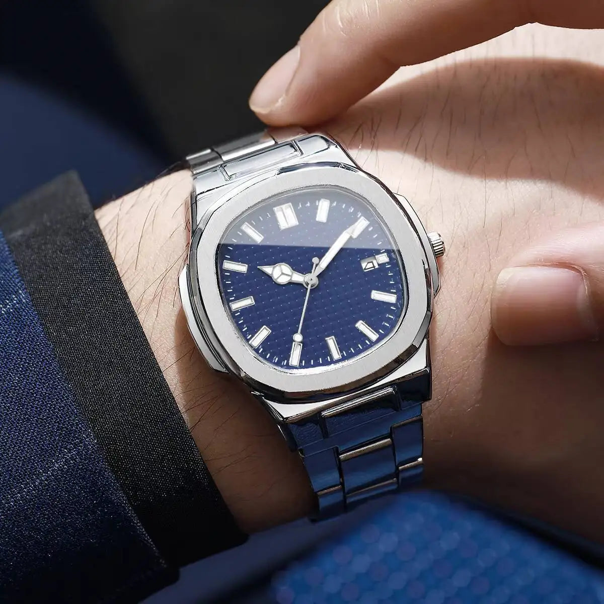 Men's Luxury Square Business Quartz Watch