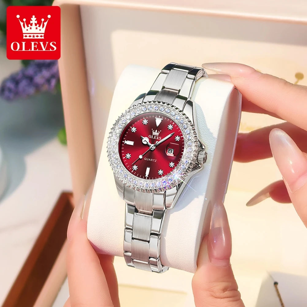 OLEVS Diamond Date Ladies Watch